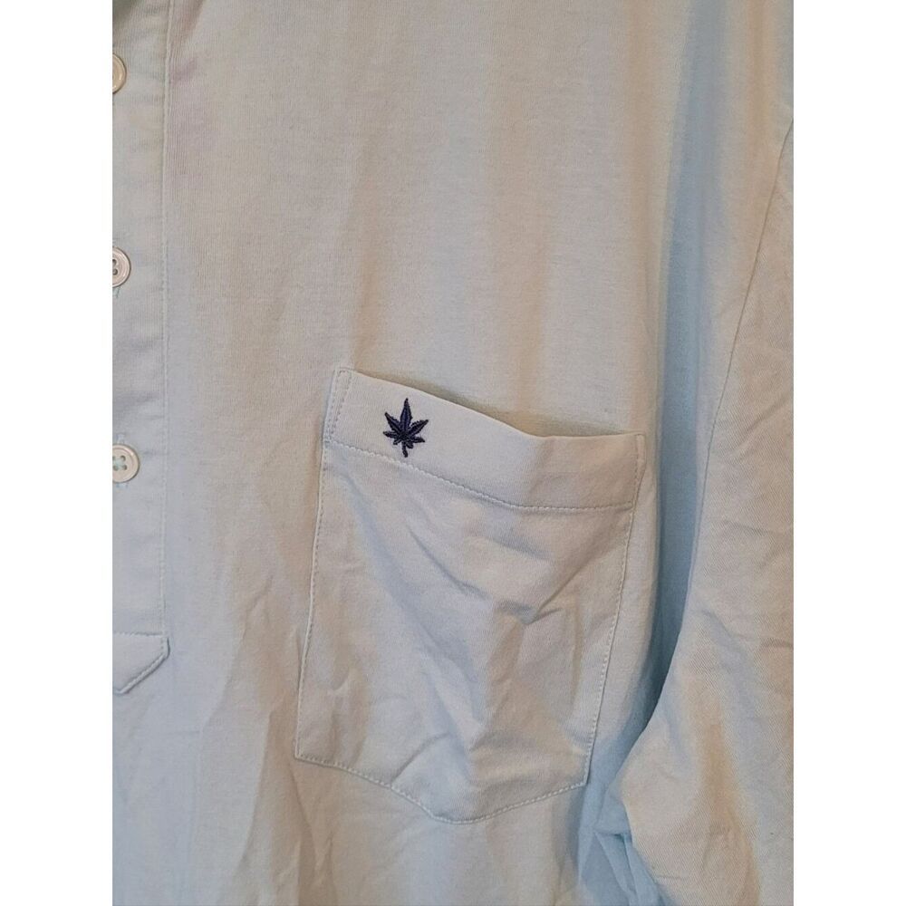 Boast Men's Light Blue Pima Cotton Polo Shirt Size XL NWT - Picture 7 of 7